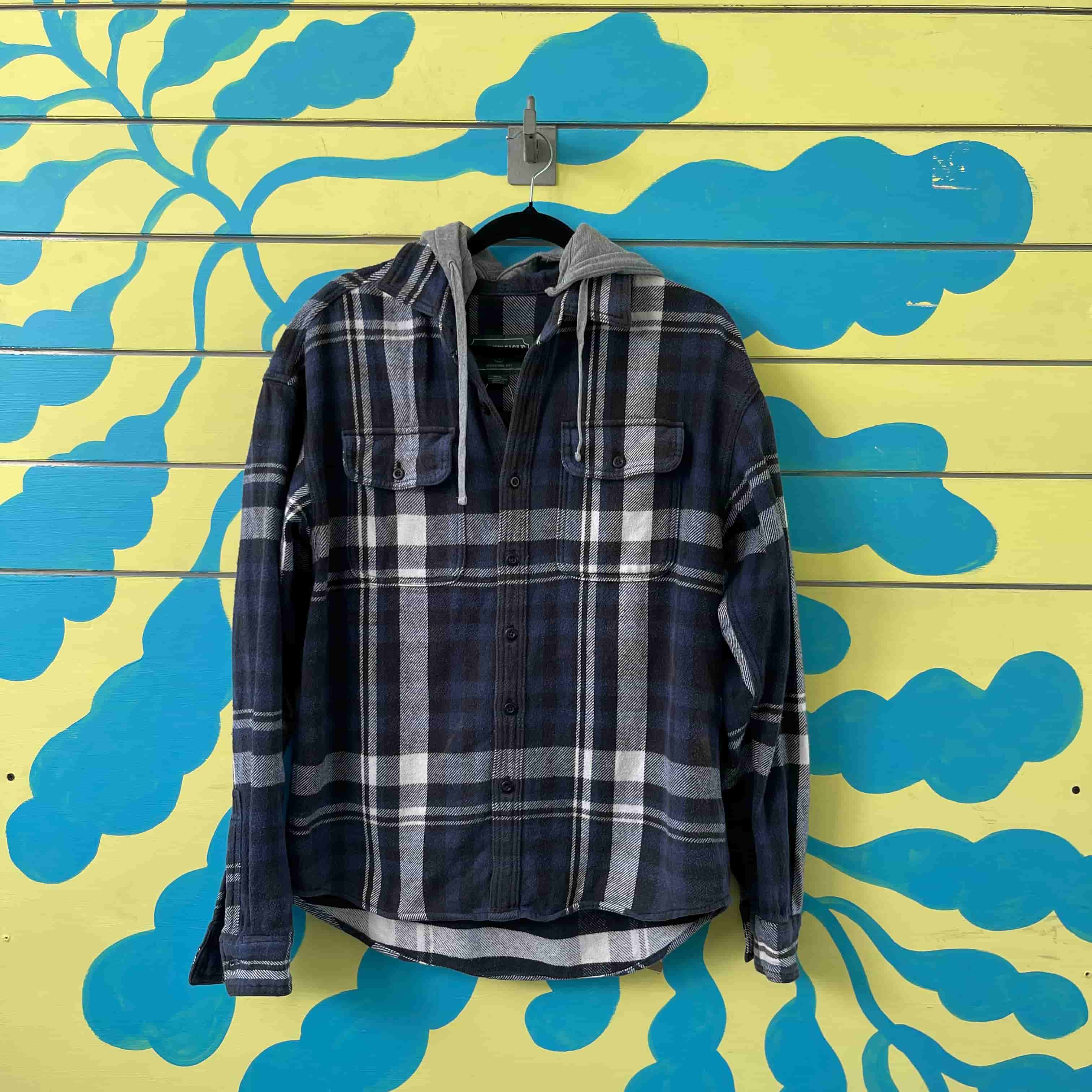 Chaqueta leñadora azul talla M