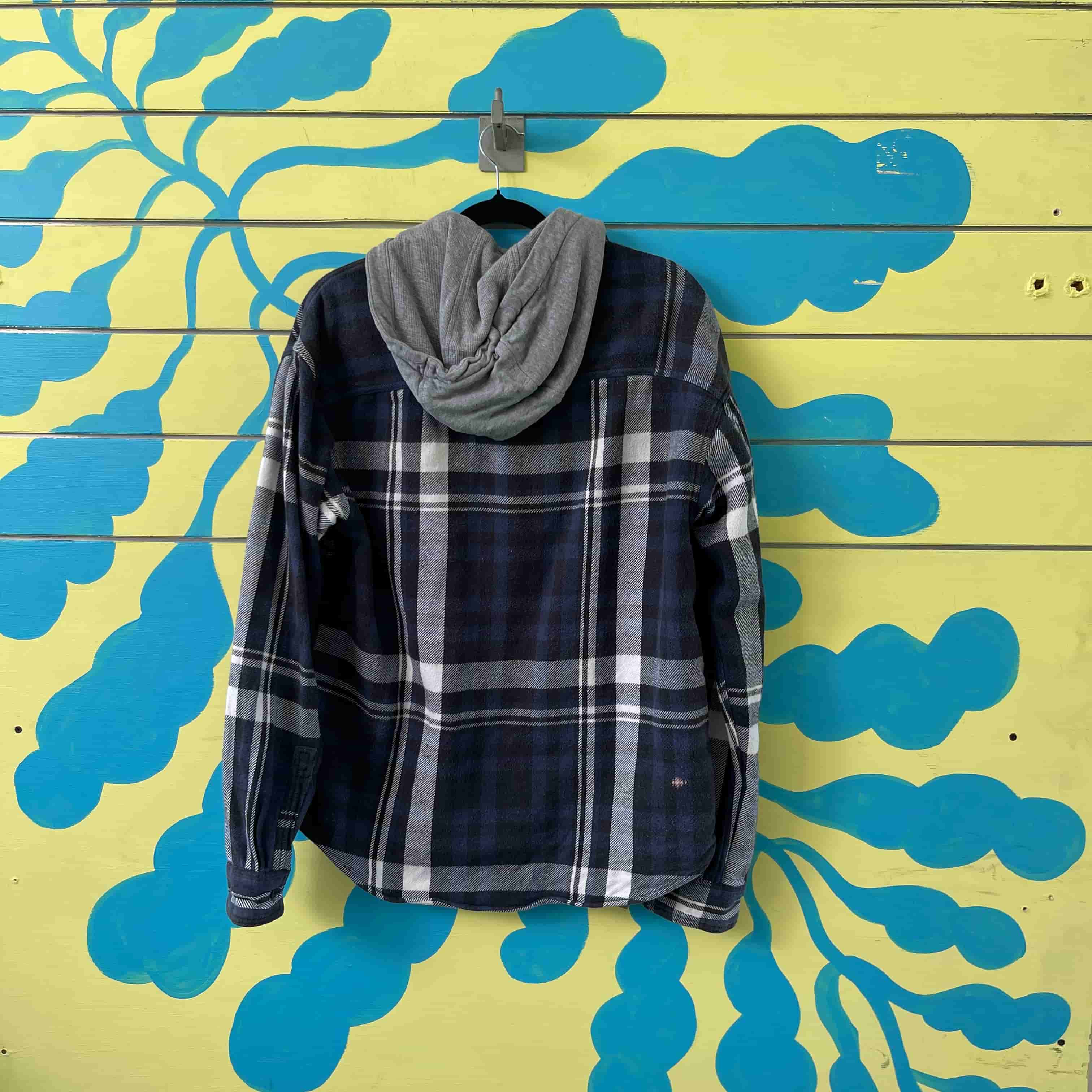 Chaqueta leñadora azul talla M