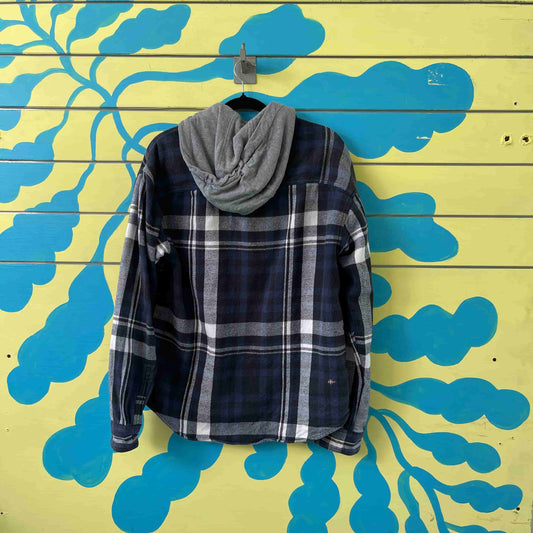 Chaqueta leñadora azul talla M
