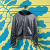 Chaqueta azul metalizda talla S