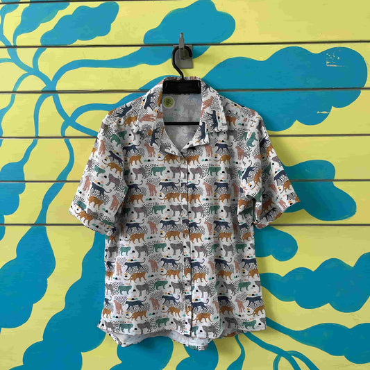 Camisa de tigres de colores talla M