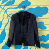 Chaqueta negra bordada talla M