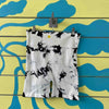 Leguins blanco manchas negras talla S