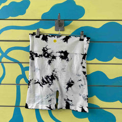 Leguins blanco manchas negras talla S