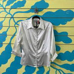 Camisa camisera marfil brillante talla L - Thumbnail 1
