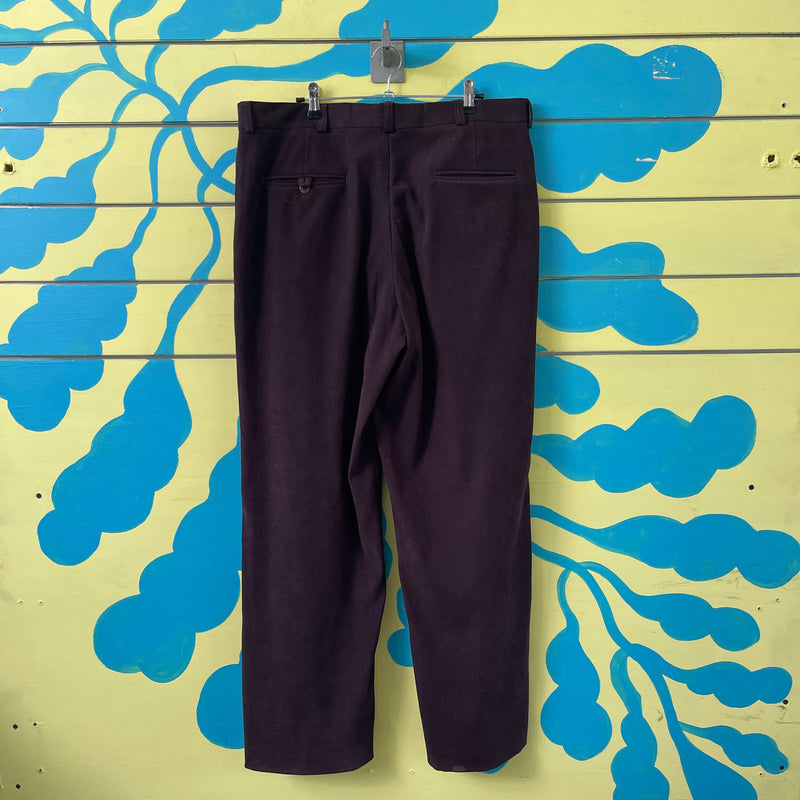 Pantalon cafe  Massimo Castello talla 36 - Image 2