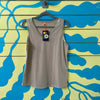 Camiseta beige brillante talla S