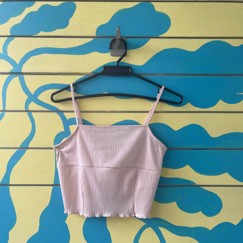 Croptop Rosa Forever 21 talla L - Image 1