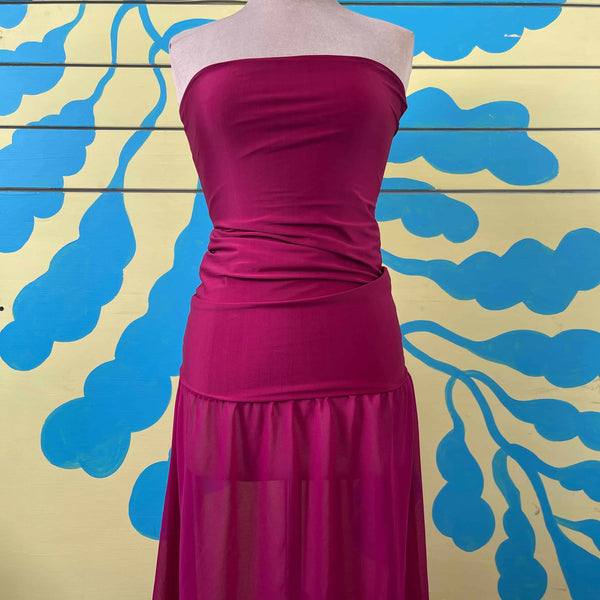 Vestido morado talla S