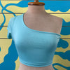 Camiseta verde-azul talla S
