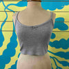 Croptop gris forever 21 talla M