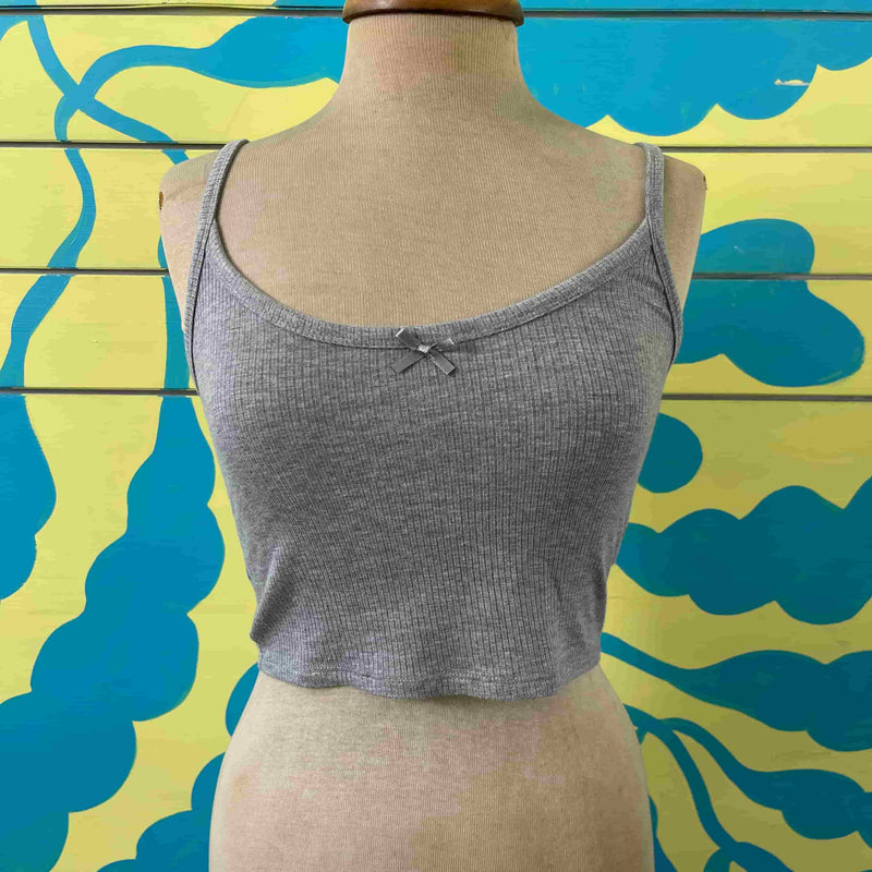 Croptop gris forever 21 talla M - Image 1