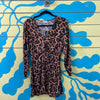 Vestido animal print talla S