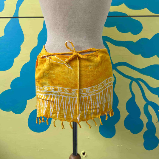 Falda amarilla (salida de baño)