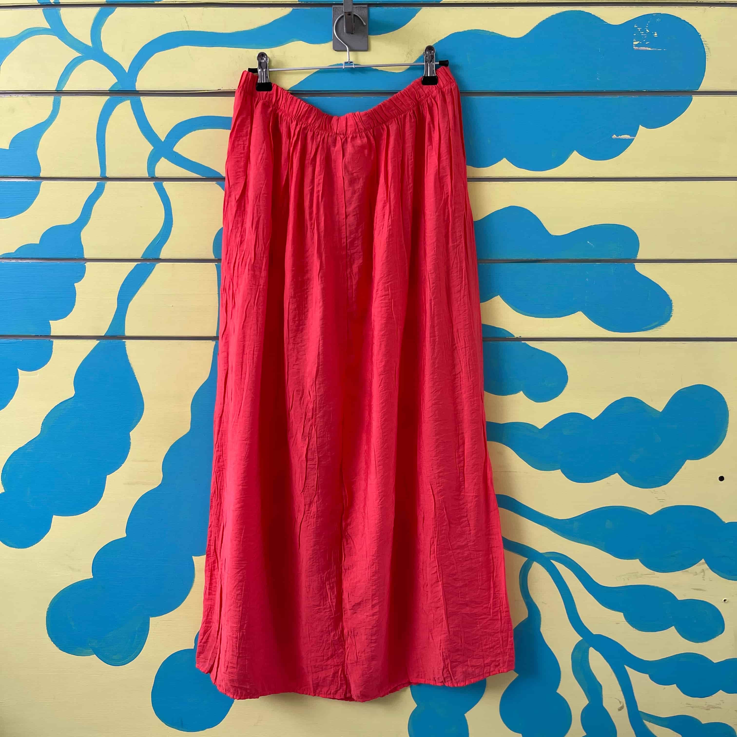 Falda naranja nueva talla 12