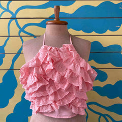 Crop Top Salmon talla L