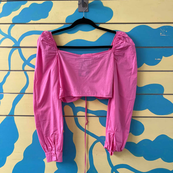 Crop Top Rosa talla S - Secondary