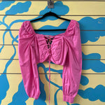 Crop Top Rosa talla S - Thumbnail 1
