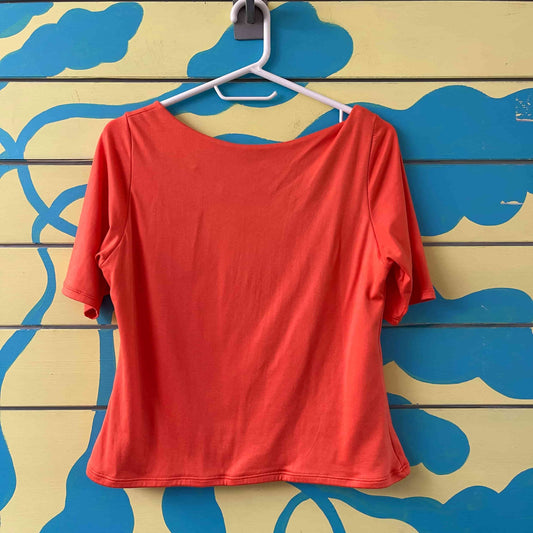 Camisa naranja sin marca talla M