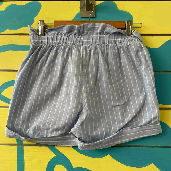 Short azul claro de rayas blancas talla S - Secondary