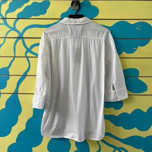 Camisa blanca de Algodon talla M