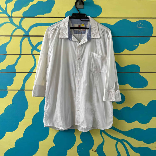 Camisa blanca de Algodon talla M