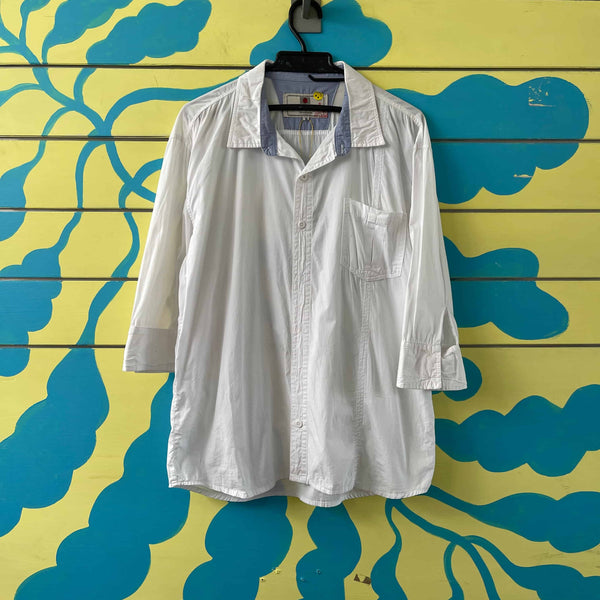 Camisa blanca de Algodon talla M