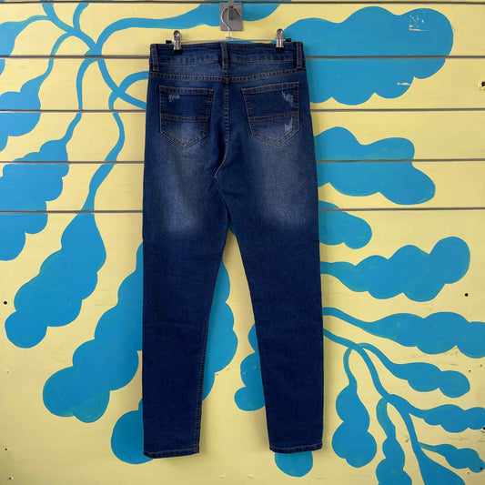 Jean azul oscuro talla 16