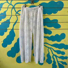 Pantalon blanco salida de baño talla M