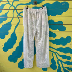 Pantalon blanco salida de baño talla M