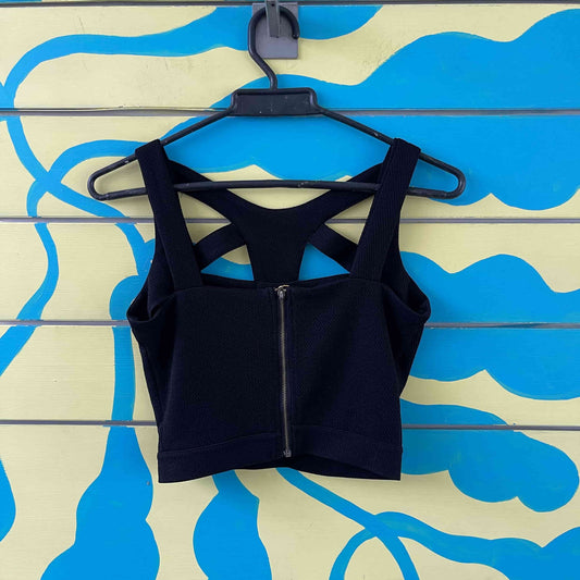 Croptop negro Boteli talla S