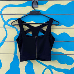 Croptop negro Boteli talla S