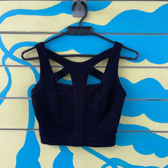 Croptop negro Boteli talla S