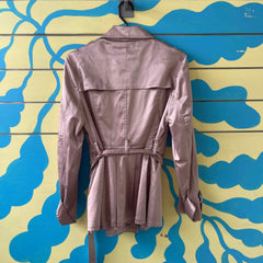 Chaqueta beige brillante talla M