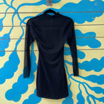 Vestido negro transparente talla S - Thumbnail 2