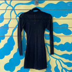 Vestido negro transparente talla S