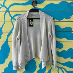 Saco blanco tejido Color Blue talla M