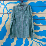 Camisa de cuadritos verdes talla M - Thumbnail 1