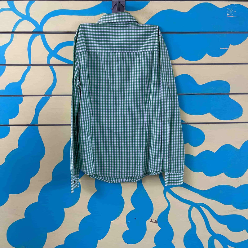 Camisa de cuadritos verdes talla M - Image 2
