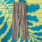 Pantalon blanco con rayas amarillas talla M - Thumbnail 2