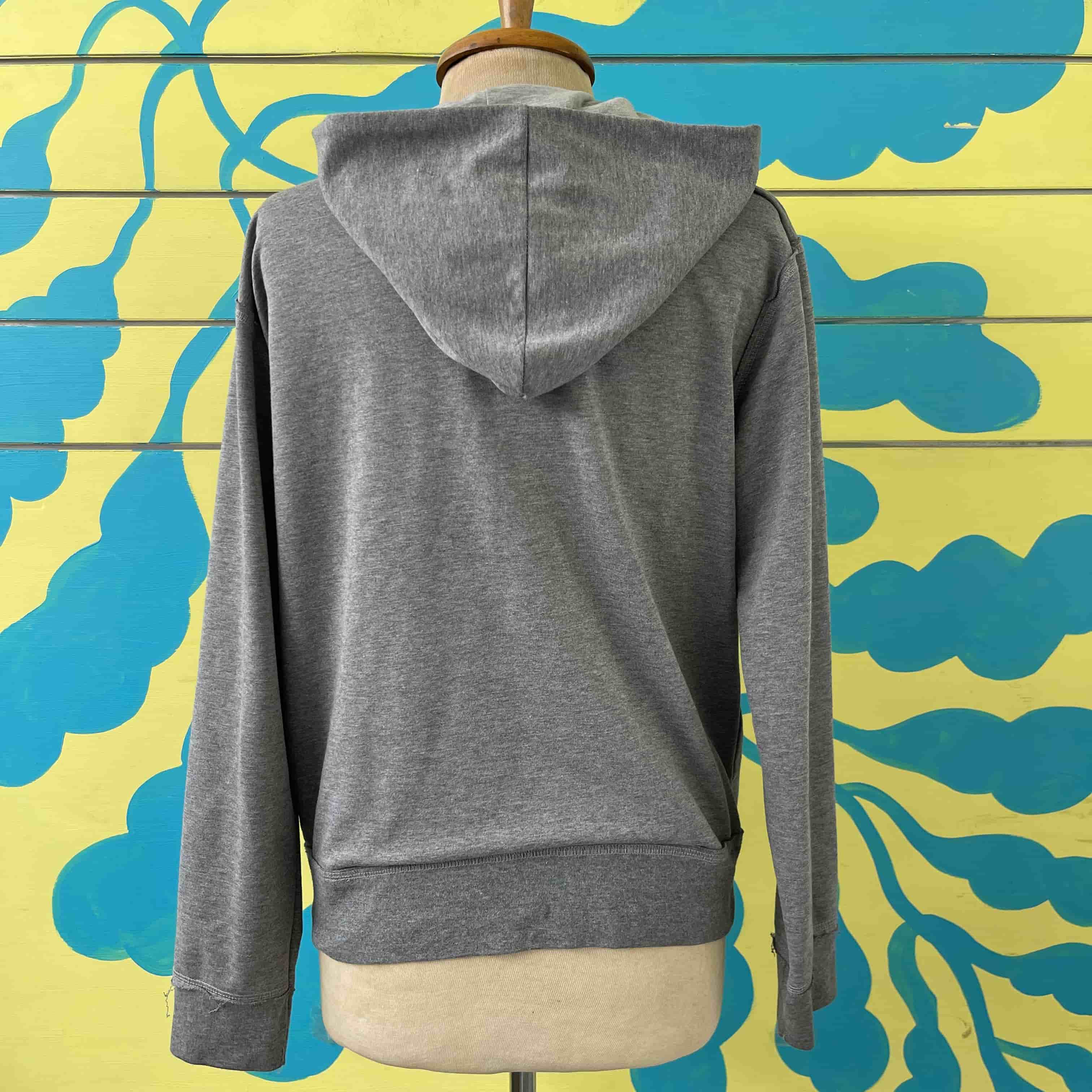 Chaqueta gris con letrero rosa talla M - Gallery 2