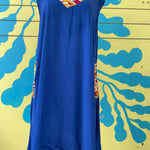 Vestido azul tiras atrás talla L - Thumbnail 1