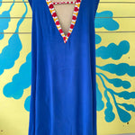 Vestido azul tiras atrás talla L - Thumbnail 2