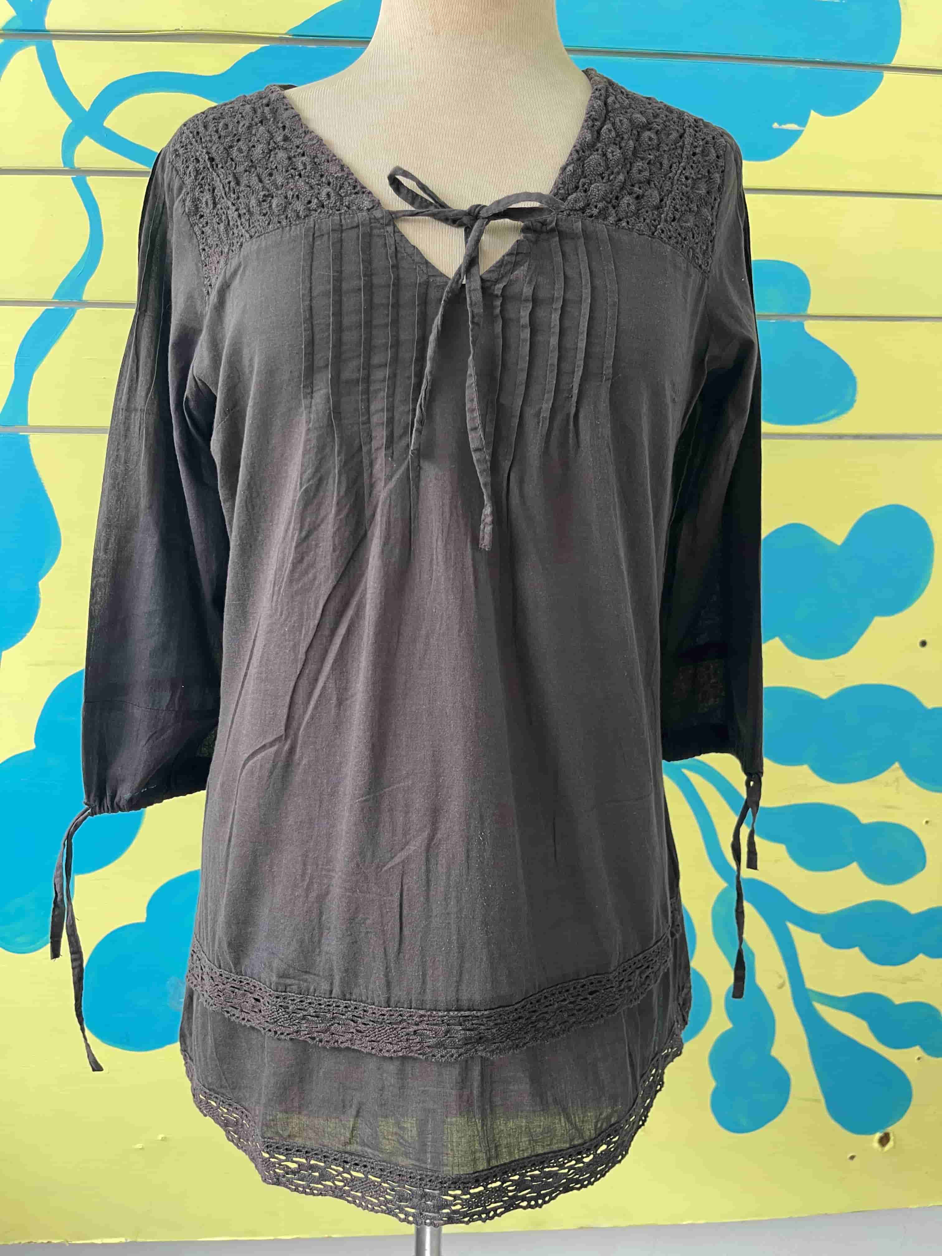 Camisa café talla M - Gallery 1