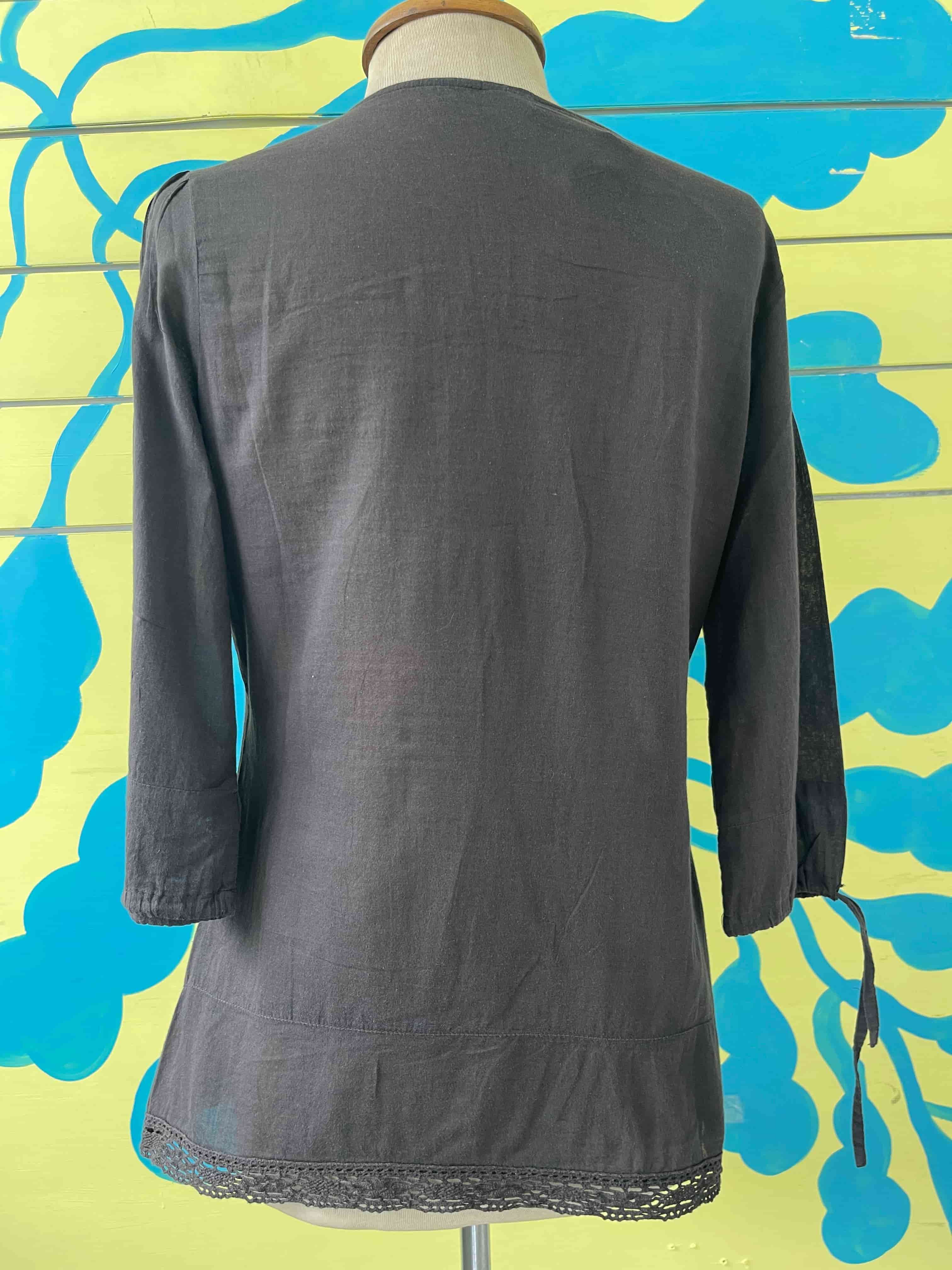 Camisa café talla M - Gallery 2