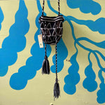 Mochila café de triángulos - Thumbnail 3