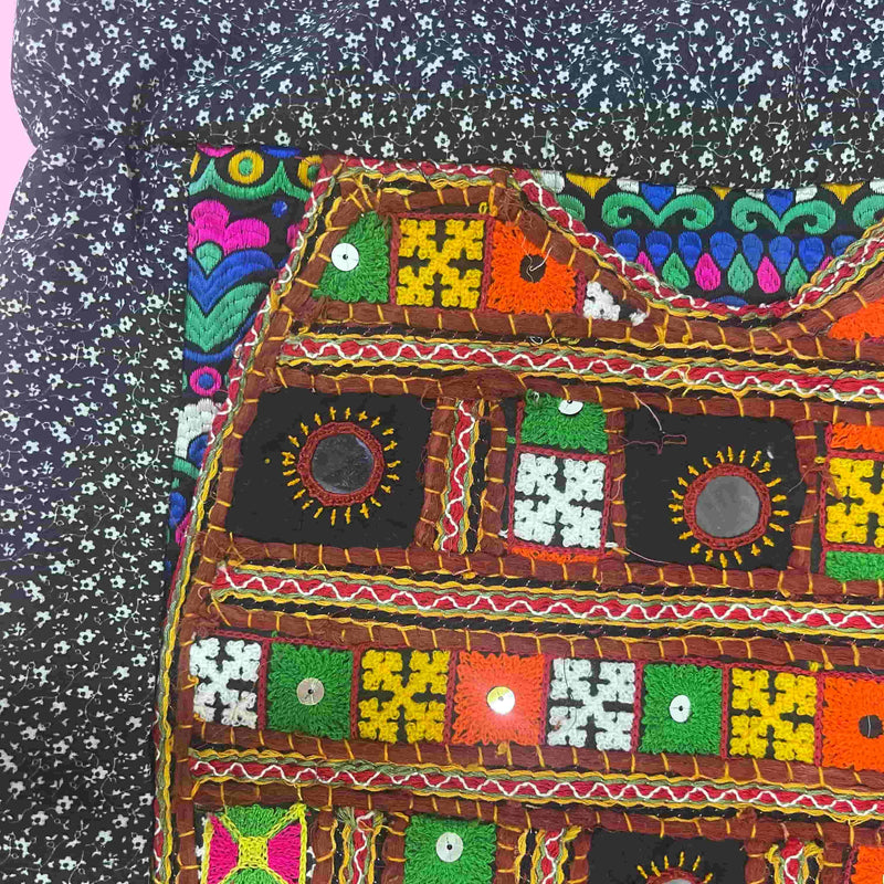 Bolso de tela con tejido - Image 2