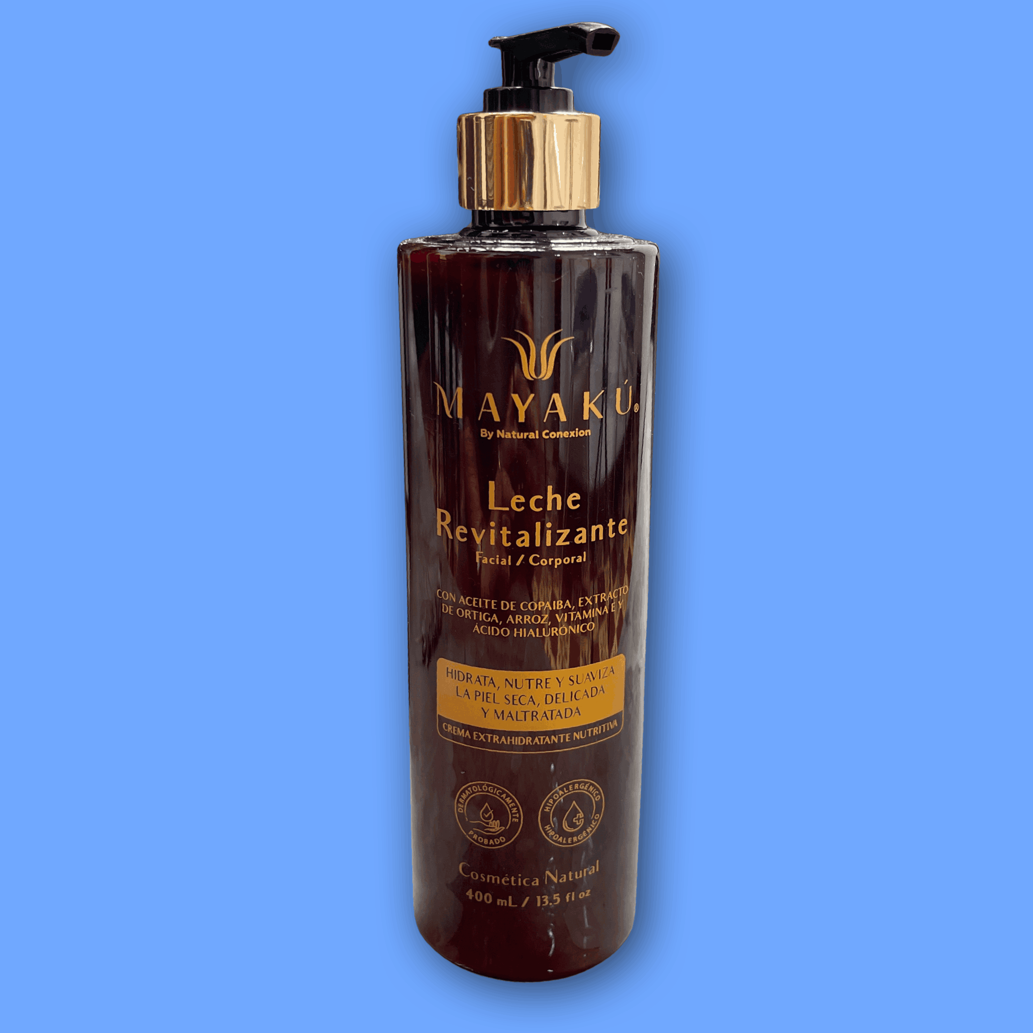 Leche Revitalizante Crema Extrahidratante Nutritiva Mayakú By Natural Conexion 400 ml. - Gallery 2
