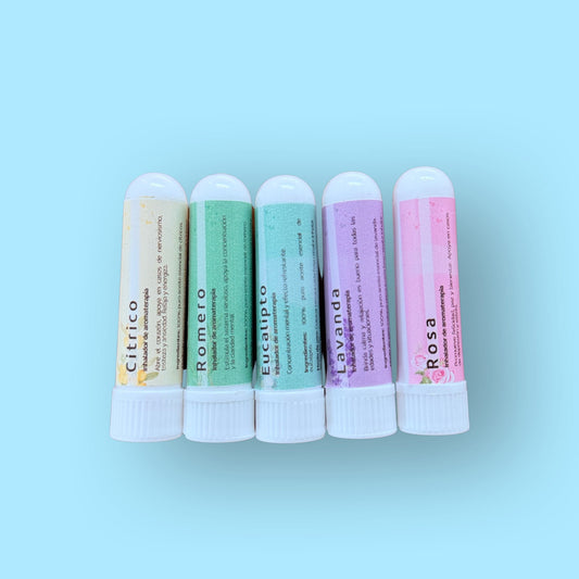 Inhaladores de Aceites Esenciales para Aromaterapia Ayurveda Ancestral