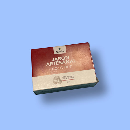 Jabón Corporal de Coco y Arcilla Roja Vidamena 110 gr.